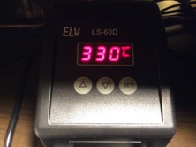 cheap soldering irons heat up to 400°C , the MPC will stand it! Don't worry, be quick!