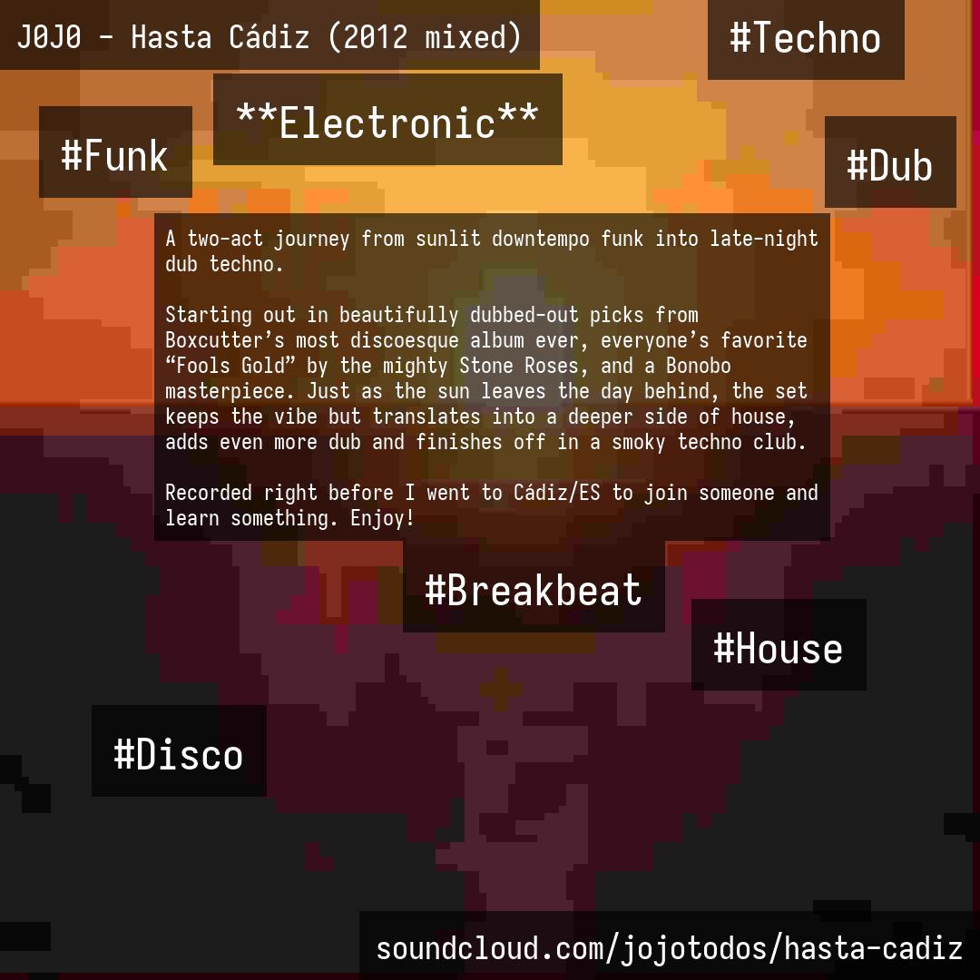 J0J0 - Hasta Cádiz (2012 mixed)